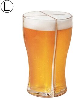 Super Schoener Bier Glazen Mok Cup Grote Capaciteit 4 In 1 Wijn Glas Bier Dispenser Transparant Voor Club Bar Party thuis