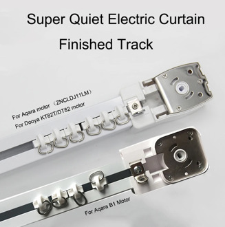 Super Silent Electric Curtain Track for Aqara zigbee/Dooya D82/KT82/M1/Aqara B1 motor,Smart Home Curtain Rail Control System