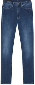 Super Skinny Fit Iris Jeans Dondup , Blue , Dames - W27,W33