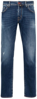 Super Slim Fit Nick Jeans Jacob Cohën , Blue , Heren - W33,W36,W35,W34