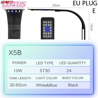 Super Slim Led Aquarium Licht Waterplanten Grow Light Waterdicht Clip-On Lamp Aquarium