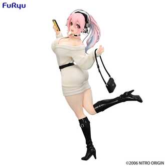 Super Sonico Trio-Try-iT PVC Statue Winter Memory Ver. 21 cm