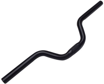 Super Speed Aluminium Fiets Swallow Stuur 25.4 X520x80mm Grote Hoek 22.2 Mm Diameter 520 Mm Lengte Stuur #30 zwart