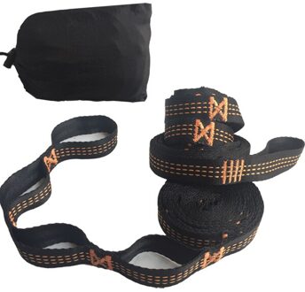 Super Sterke Hangmat Riem Opknoping Hangmat Riem Hamaca Hamak voor Kamperen, Reizen, Draagbare Opknoping Boom Touw oranje Cross Knots