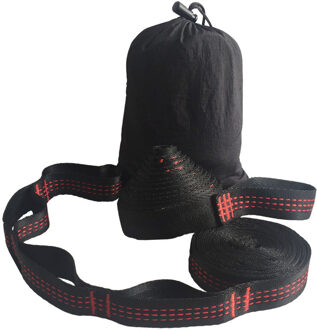 Super Sterke Hangmat Riem Opknoping Hangmat Riem Hamaca Hamak voor Kamperen, Reizen, Draagbare Opknoping Boom Touw rood