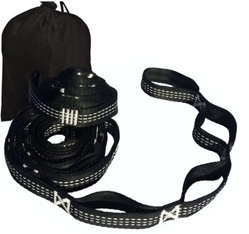 Super Sterke Hangmat Riem Opknoping Hangmat Riem Hamaca Hamak voor Kamperen, Reizen, Draagbare Opknoping Boom Touw wit Cross Knots