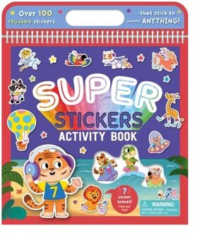 Super Stickers Activity Book: With Over 100 Reusable Stickers! - Igloobooks