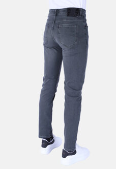 Super stretch denim regular fit dp55 - maat 30 Grijs