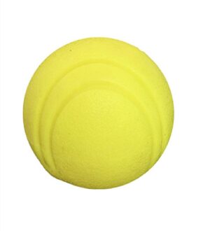 Super Taaiheid Huisdier Molaire Beet Bestendig Training Chew Speelgoed Niet Giftig Solid Natuurlijke Rubber Stuiterende Bal Voor Hond Kat size-Kleine geel