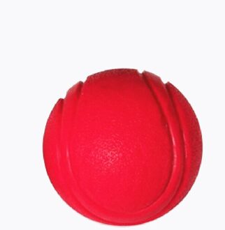Super Taaiheid Huisdier Molaire Beet Bestendig Training Chew Speelgoed Niet Giftig Solid Natuurlijke Rubber Stuiterende Bal Voor Hond Kat size-Kleine Rood