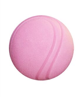 Super Taaiheid Huisdier Molaire Beet Bestendig Training Chew Speelgoed Niet Giftig Solid Natuurlijke Rubber Stuiterende Bal Voor Hond Kat size-Kleine Roze