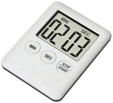 Super Thin LCD Digital Screen Kitchen Timer Square Cooking Count Up Countdown Alarm Sleep Stopwatch Temporizador Clock wit