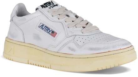 SUPER VINTAGE LAGE SNEAKERS - maat EU 40 Wit
