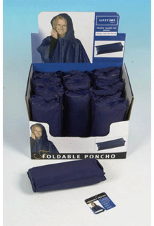 Super voordelige regenponcho met capuchon - One size