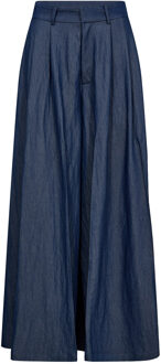 Super wide leg broek Abiola  blauw