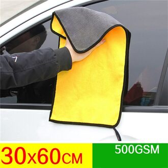 Super Zachte 30*60Cm Wasstraat Microfiber Handdoek Auto Wassen Droge Doek Auto Wassen Zorg Doek Details Auto wassen Handdoek Nooit Scratch Househo 30x60cm