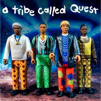 Super7 A Tribe Called Quest ReAction Figures Wave 1 - People's Instinctive Travels and the Paths of Rhythm (4-Pack)