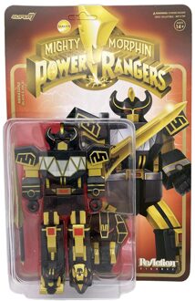Super7 Power Rangers W1 - Megazord Black and Gold ReAction Figure