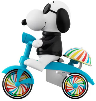 Super7 Super Cycles Peanuts - Joe Cool (Black with Blue Trike)