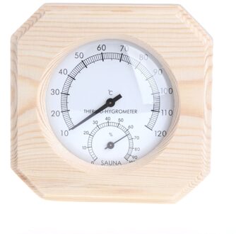 Superb Sauna Hout Thermometer Hygrometer Hygrothermograph Temperatuur Instrument