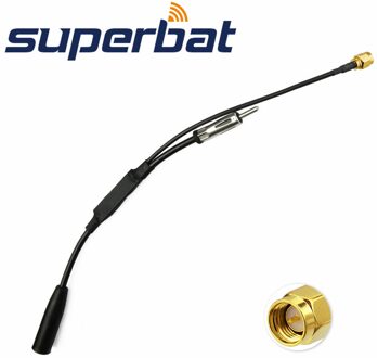 Superbat Dab/Dab + Antenne Antenne Splitter Versterker Adapter Kabel Sma Connector Voor Auto Pionner Kenwood Radio Actieve