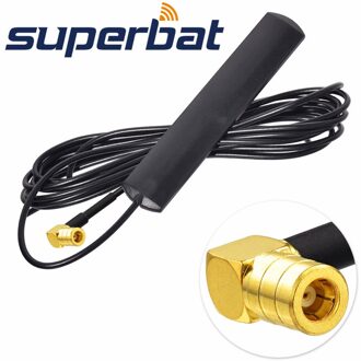 Superbat Dab Dab + Antenne Voertuig/Auto Radio Antenne Interne Glas Mount Smb Plug Haakse Connector Voor Kinetische dab