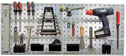 SuperClip Gereedschapswand - Met 2 panelen & 22 haken