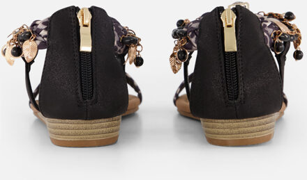 SuperCracks Sandalen zwart Textiel - 38,40