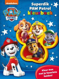 Superdik Paw Patrol Kleurboek - Paw Patrol - Diversen
