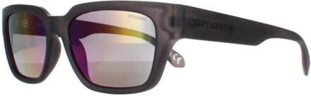 Superdry 5004 108 zwart paarse flash spiegelzonnebril - One Size