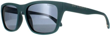 Superdry 5009 107P groen grijs gepolariseerde zonnebril - maat
