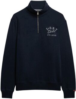 Superdry Athletic Ess Half Zip Sweater Heren - XXL