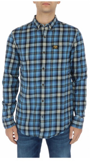 Superdry Casual Shirts Superdry , Blue , Heren - M,S