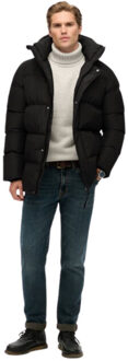 Superdry Casual winterjas heren - maat M Zwart