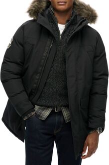 Superdry City Padded Parka Winterjas Heren - M