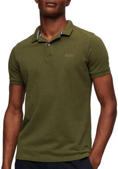 Superdry Classic Pique Polo Heren groen - M