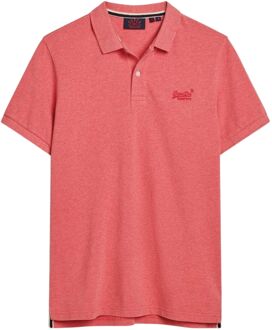 Superdry Classic Pique Polo Heren roze - M