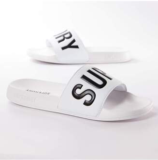 Superdry Code Core zwembadsandalen voor heren Wit - S