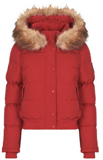 Superdry Donsjas Superdry EVEREST HOODED BOMBER JKT" Rood - 38, 40, 34