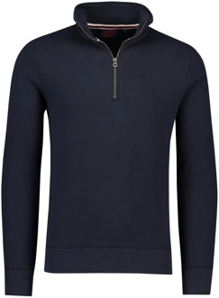 Superdry Essential Half Zip Trui Heren donker blauw - XXL