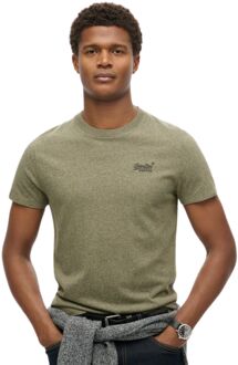 Superdry Essential Logo Casual T-shirt Heren 2XL Groen