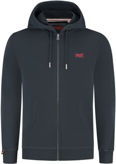 Superdry Essential Logo Zip Hooded Vest Heren - XL