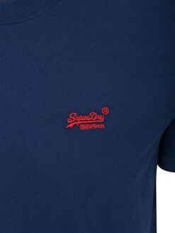 Superdry Essential T-Shirt Donkerblauw - 3XL,L,M,XL,XXL
