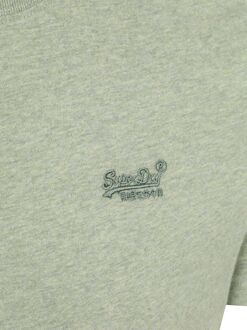 Superdry Essential T-Shirt Melange Groen - 3XL,L,M,XL,XXL