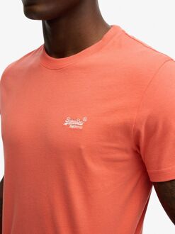 Superdry Essential T-Shirt Oranje - 3XL,L,M,XL,XXL