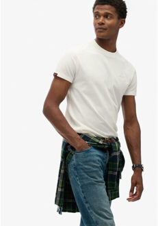 Superdry Essential t-shirt ss off-white Ecru - L