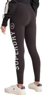 Superdry Essentiel 7/8 leggings voor dames Zwart - S