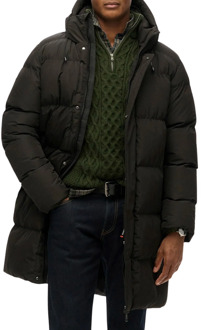 Superdry Fuji Padded Hooded Sports Puffer Mid Jas Heren