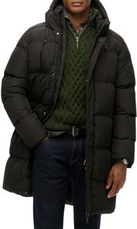 Superdry Fuji Padded Hooded Sports Puffer Mid Jas Heren