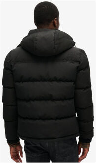 Superdry Gevoerde Jacket met Kap Zwart